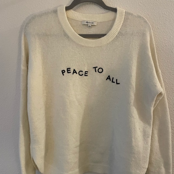 Madewell Peace to All Sweater | Size Small - Picture 3 of 5